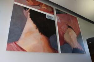 painting of neck in gallery